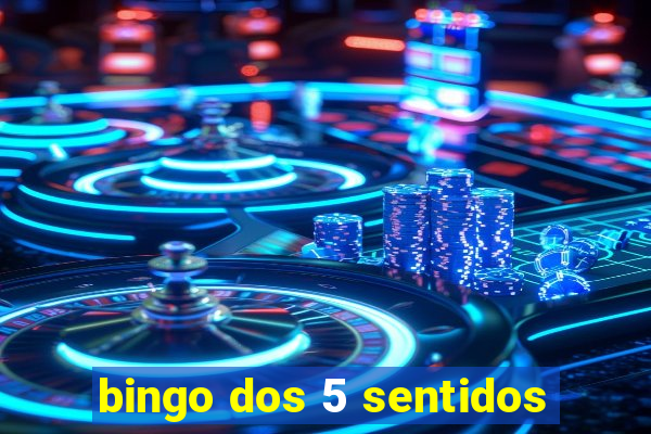 bingo dos 5 sentidos